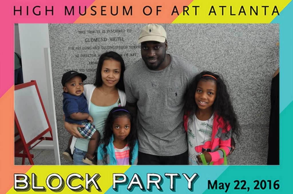 A mag-nificent photo from a block party at the High Museum of Art in Atlanta